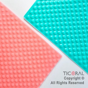 PLACA TEXTURIZADORA CORAZONES 15 X 10.5 CM x 1